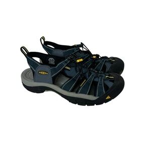 Keen Men's Newport H2 Sandal Navy Medium Grey 8.5